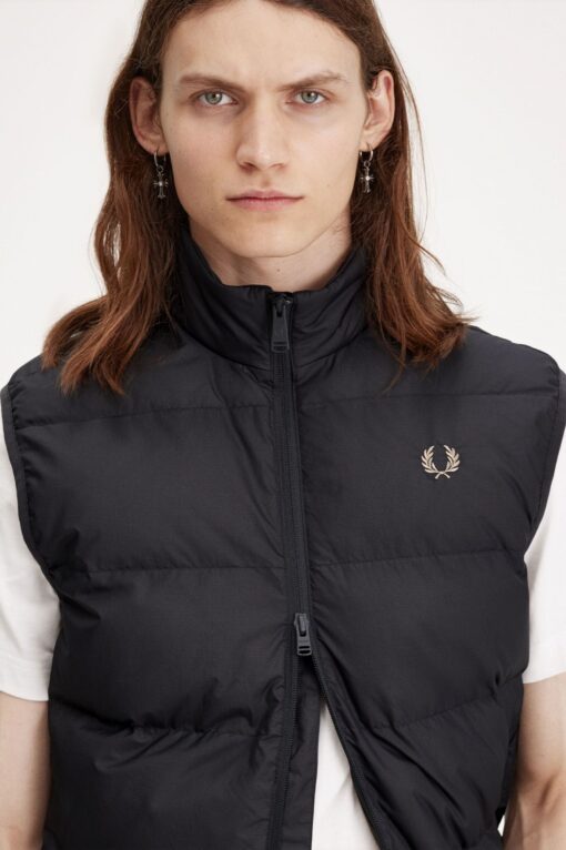 Fred Perry Insulated Gilet Anchor Grey