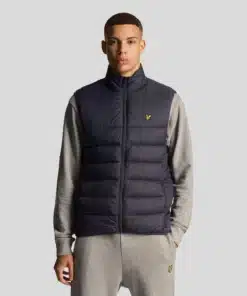 Lyle & Scott Wadded Gilet Dark Navy
