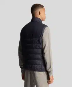 Lyle & Scott Wadded Gilet Dark Navy
