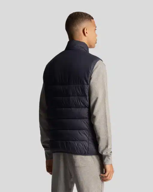Lyle & Scott Wadded Gilet Dark Navy