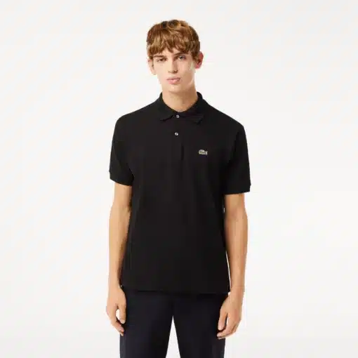 Lacoste Original L.12.12 Petit Pique Cotton Polo Shirt Black