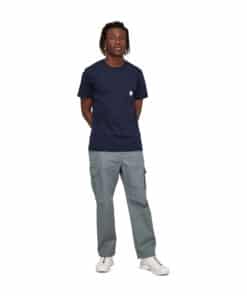 Makia Square Pocket T-shirt Dark Navy