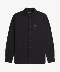Fred Perry Oxford Shirt Black