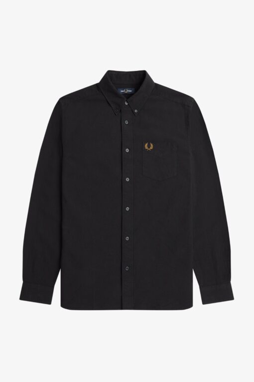 Fred Perry Oxford Shirt Black