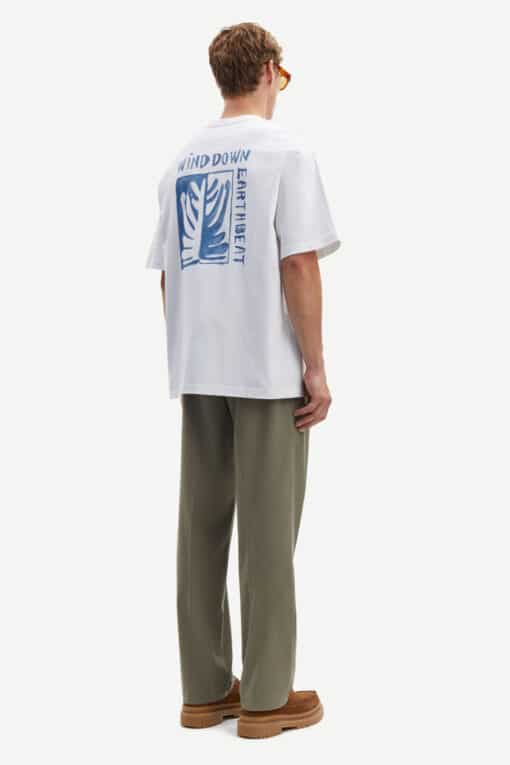 Samsøe Samsøe Sawind Uni T-shirt White Earth Beat
