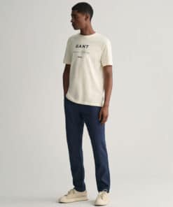 Gant Linen Cotton Slim Jeans Marine