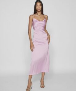 Vila Ravenna Strap Dress Pastel Lavender