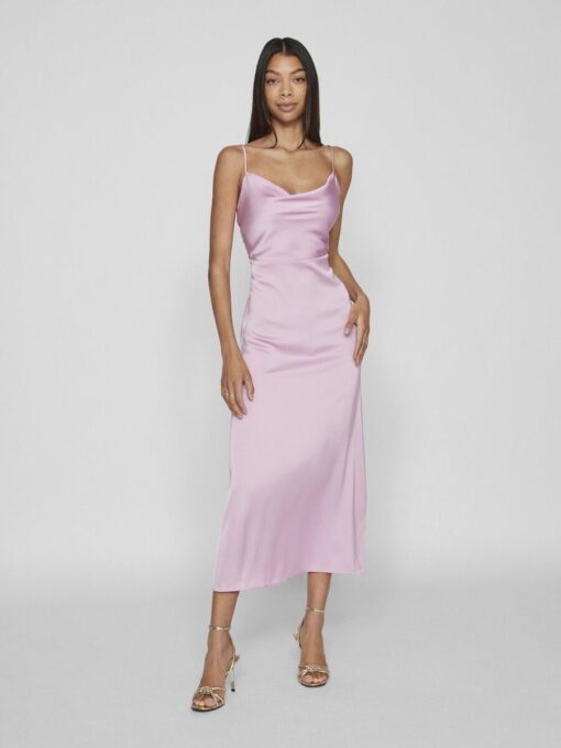 Vila Ravenna Strap Dress Pastel Lavender