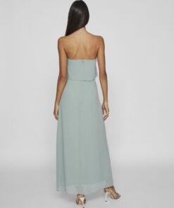 Vila Milina Strap Maxi Dress Green Milieu