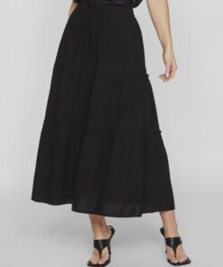Vila Anla Ankle Skirt Black