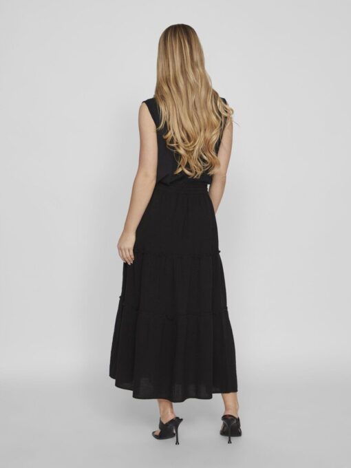 Vila Anla Ankle Skirt Black
