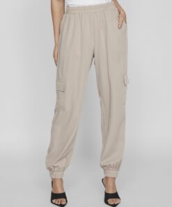 Vila Petra Cargo Pants Feather Gray