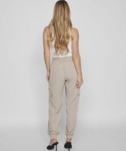 Vila Petra Cargo Pants Feather Gray