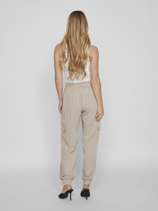 Vila Petra Cargo Pants Feather Gray