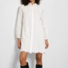 Selected Femme Tatiana Embroidery Dress Bright White