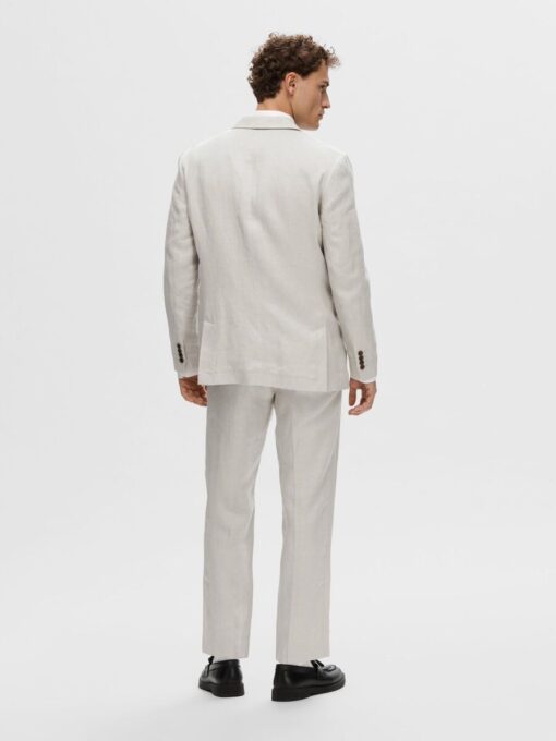 Selected Homme Will Linen Blazer Sand