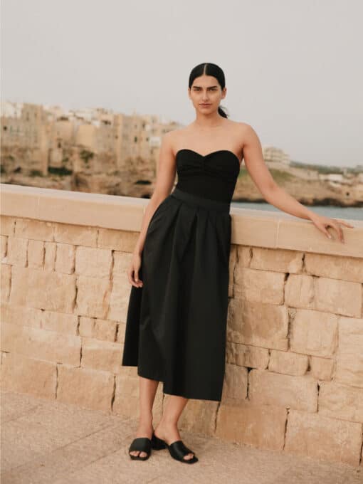 Selected Femme Ira Bandeau Top Black