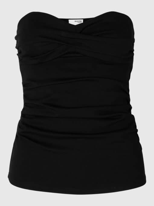Selected Femme Ira Bandeau Top Black
