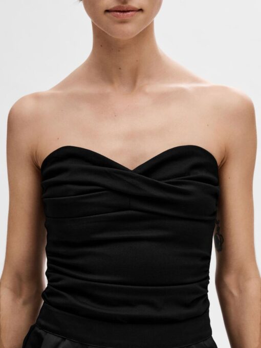 Selected Femme Ira Bandeau Top Black