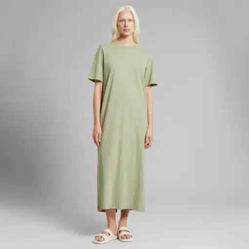 Dedicated Dress Lammhult Hemp Tea Green