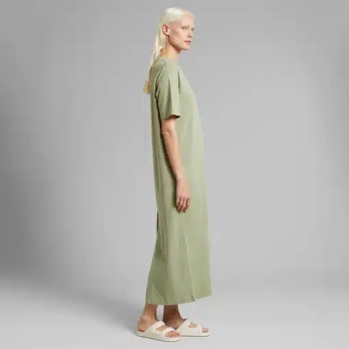 Dedicated Dress Lammhult Hemp Tea Green