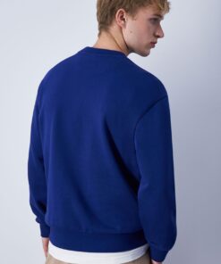 Champion Bookstore Embroidered Logo Sweatshirt Dark Blue