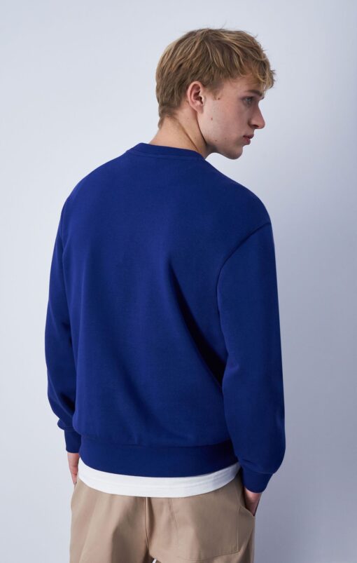 Champion Bookstore Embroidered Logo Sweatshirt Dark Blue