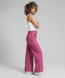 Dedicated Workwear Pants Vara Canvas Violet Purple