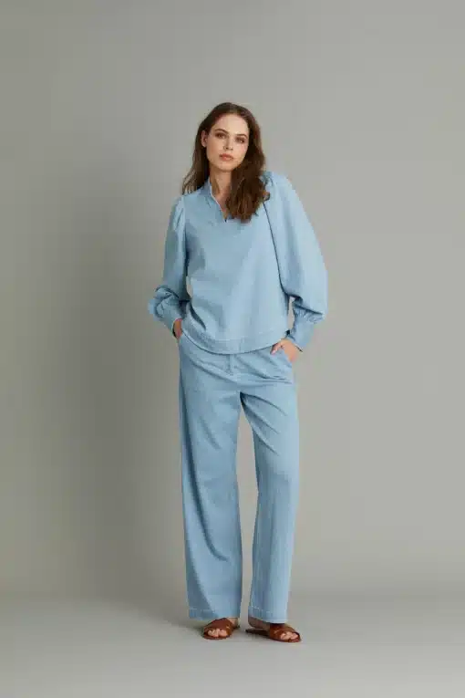 Rue de Femme Tana Wide Pants Light Blue Denim