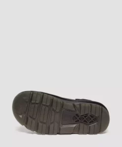Dr. Martens Zwbzag Suede Casual Slingback Platform Mules Black