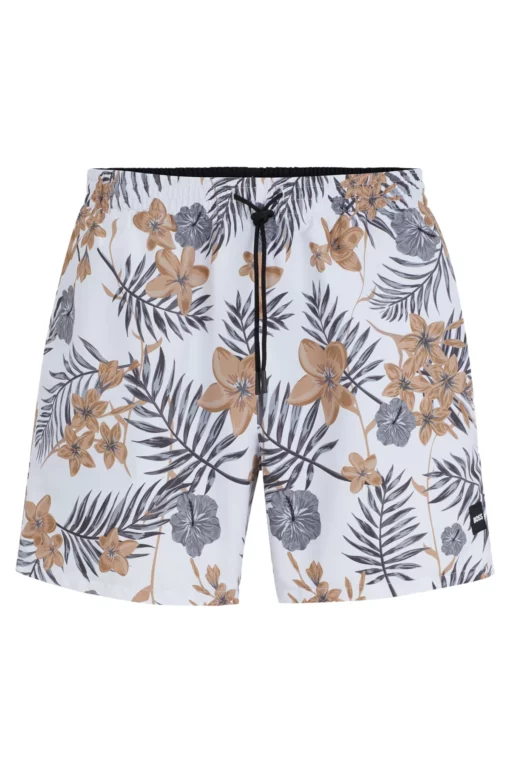 Boss Piranha Swim Shorts White