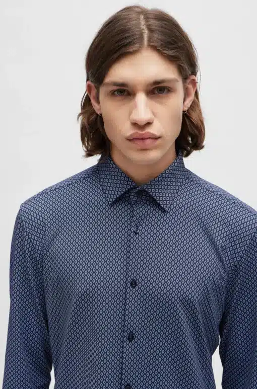 Hugo Kenno Shirt Dark Blue