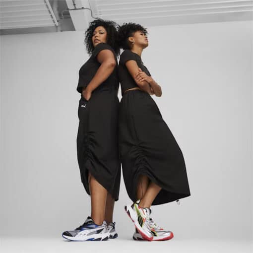 Puma DARE TO Midi Woven Skirt Black