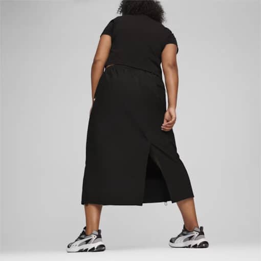 Puma DARE TO Midi Woven Skirt Black
