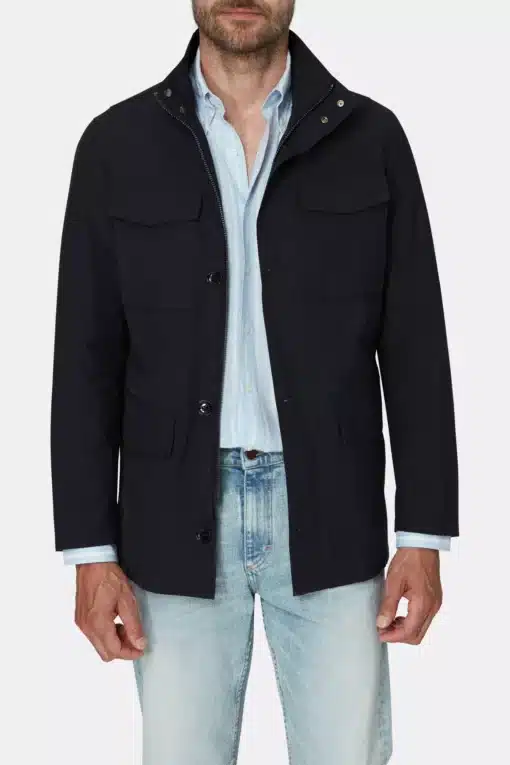 Oscar Jacobson Smyth Field Technical Cotton Jacket