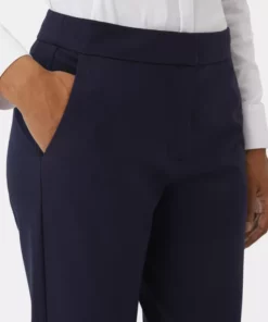 Comma, Slim Fit Trousers Navy