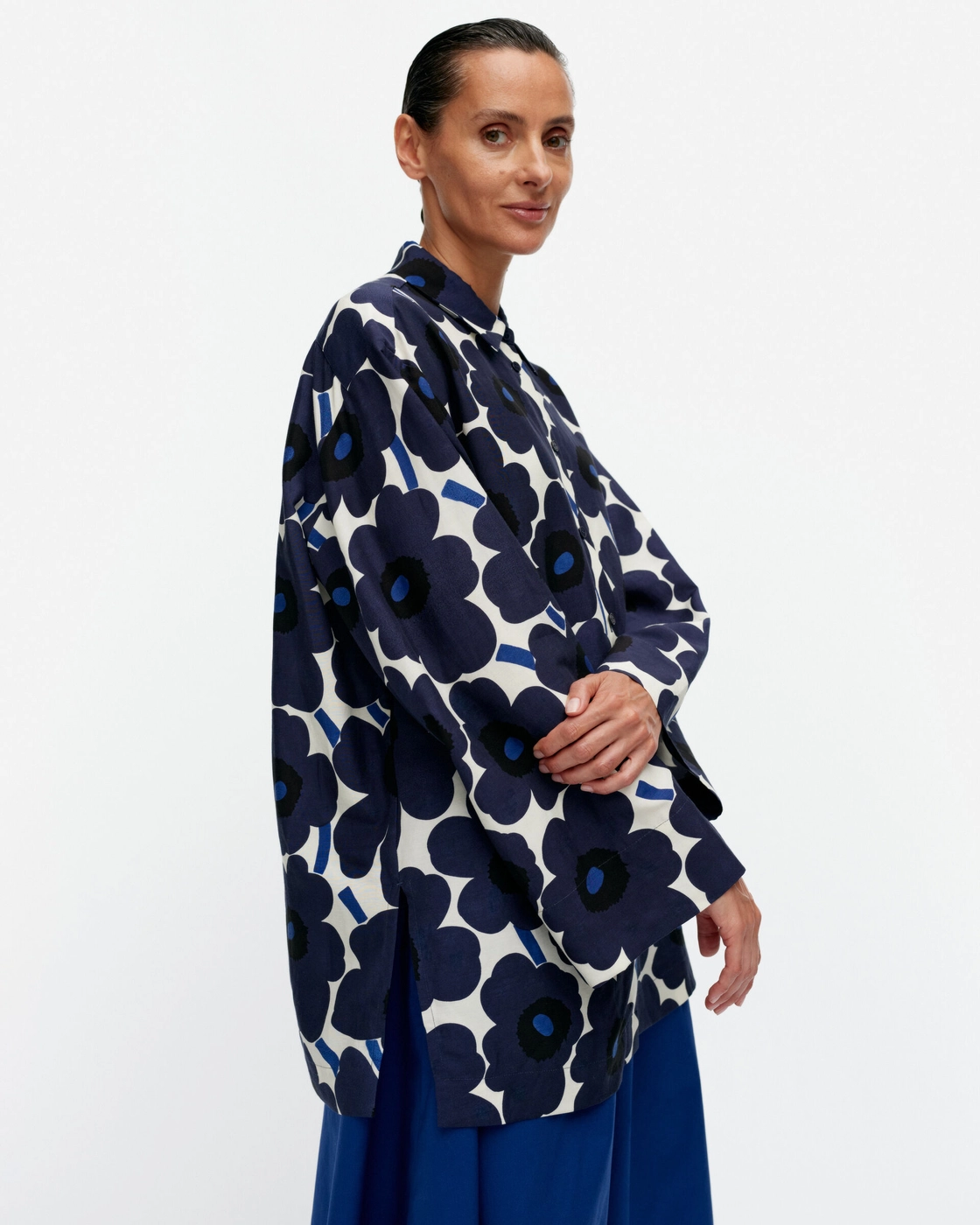 Buy Marimekko Törmä Unikko Cupro Mix Shirt - Scandinavian