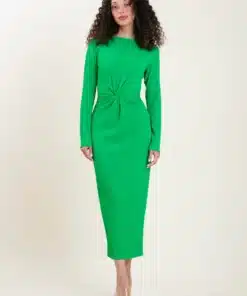 Dry Lake Flirty Dress Green