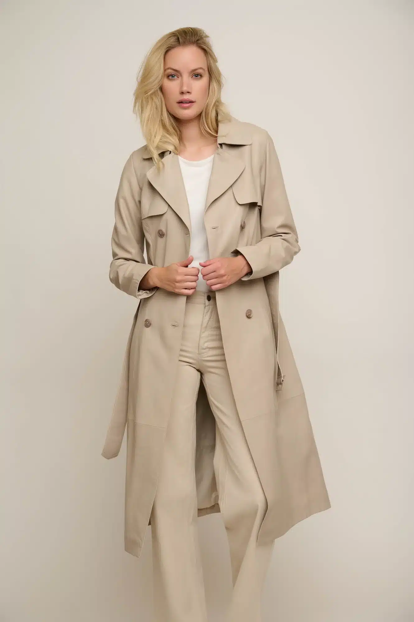 Buy Pelle Trench Coat