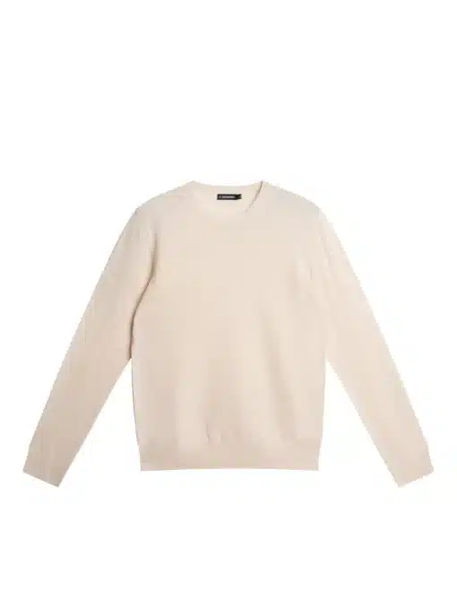 J.Lindeberg Lyle Light Merino Sweater Cloud White