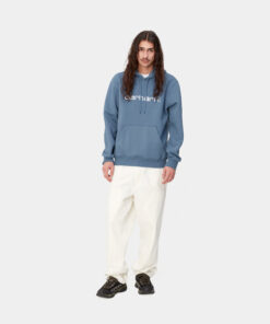 Carhartt WIP Hooded Carhartt Sweat Sorrent/White