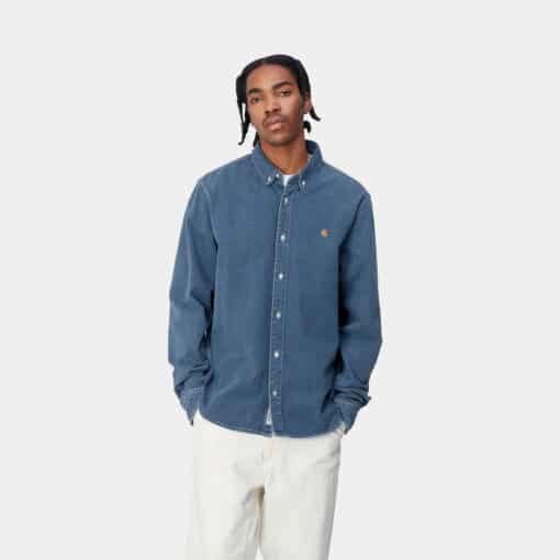 Carhartt WIP L/S Weldon Shirt Blue