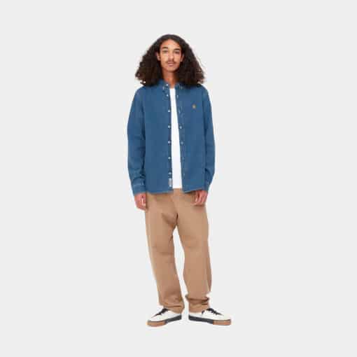 Carhartt WIP L/S Weldon Shirt Blue