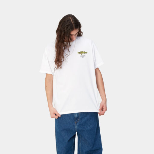 Carhartt WIP S/S Fish T-Shirt White