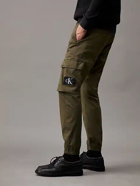 Buy Calvin Klein Skinny Washed Cargo Pants Dusty Olive Scandinavian Fashion Store