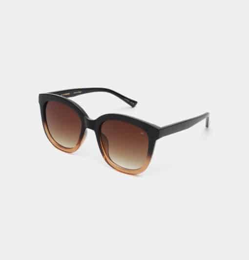 A.Kjaerbede Billy Sunglasses Black/Brown Transparent