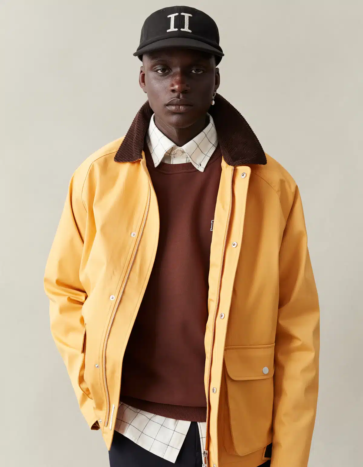 Buy Les Deux Montana Jacket 2.0 Mustard Yellow Scandinavian Fashion Store