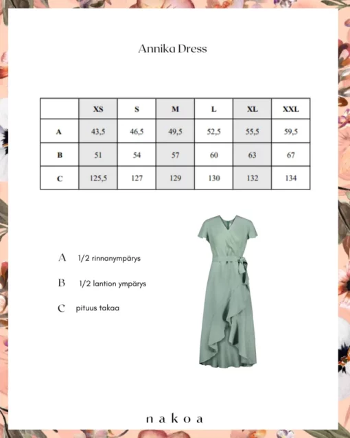 Nakoa Annika Dress Desert Sage