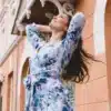 Nakoa Print Wrap Dress Lush