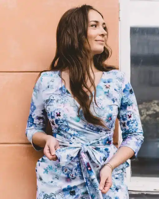 Nakoa Print Wrap Dress Lush